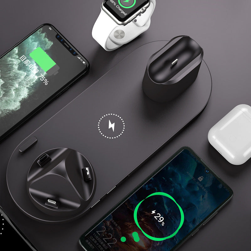 Spectacular 6-in-1 Fast Wireless Charging Dock for iPhone, Watch and Earbud. - Obitex Online Store