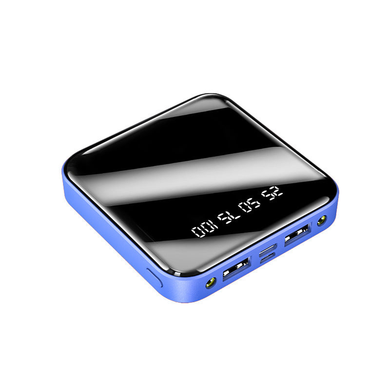 High-Capacity 20000mAh Mini Power Bank – Digital Display & Sleek Mirror Look - Obitex Online Store