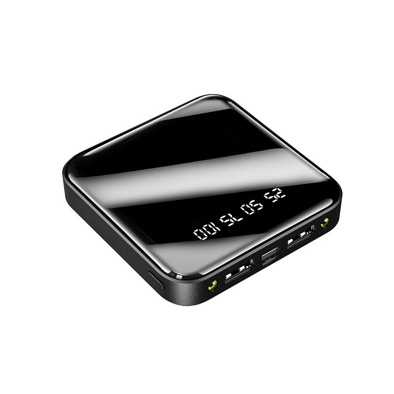High-Capacity 20000mAh Mini Power Bank – Digital Display & Sleek Mirror Look - Obitex Online Store