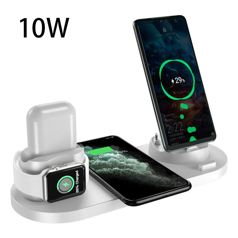 Spectacular 6-in-1 Fast Wireless Charging Dock for iPhone, Watch and Earbud. - Obitex Online Store
