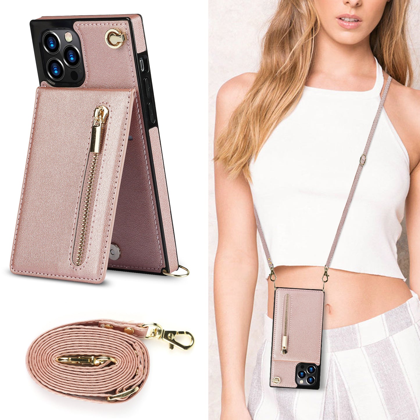 Crossbody Zipper Phone Case - Obitex Online Store