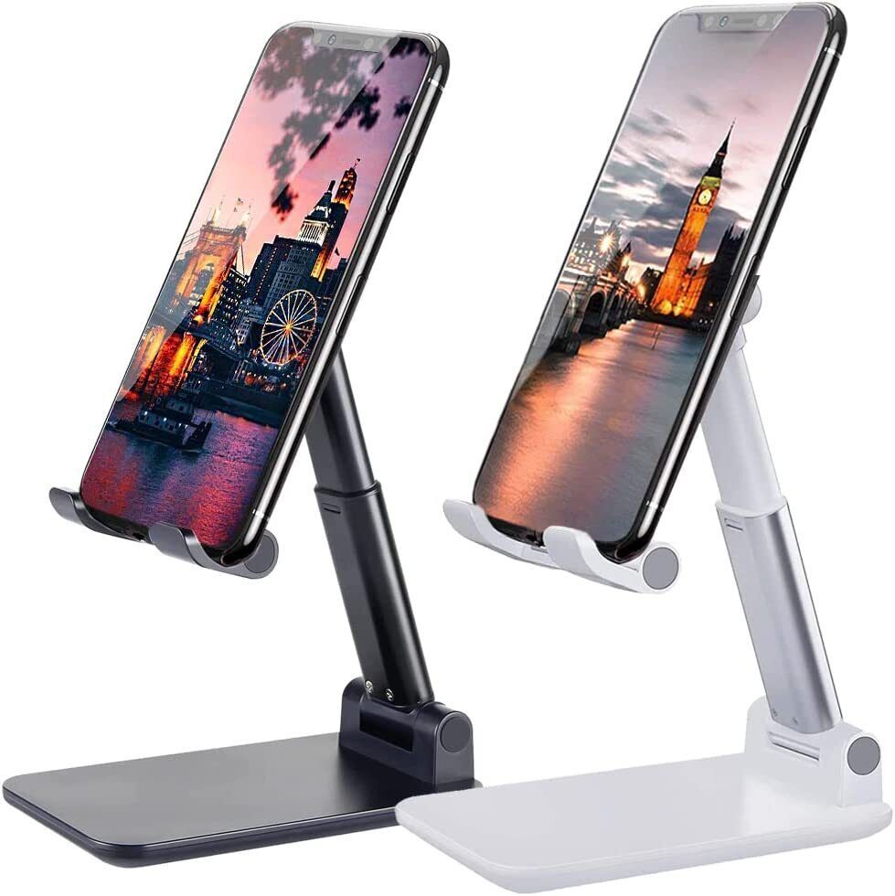 Adjustable Desktop Stand for Phones and Tablets, Foldable Design - Obitex Online Store