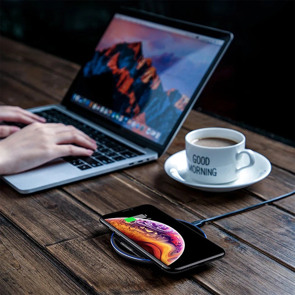 Ultra-Fast Wireless Charging Pad for iPhone & Samsung - Obitex Online Store