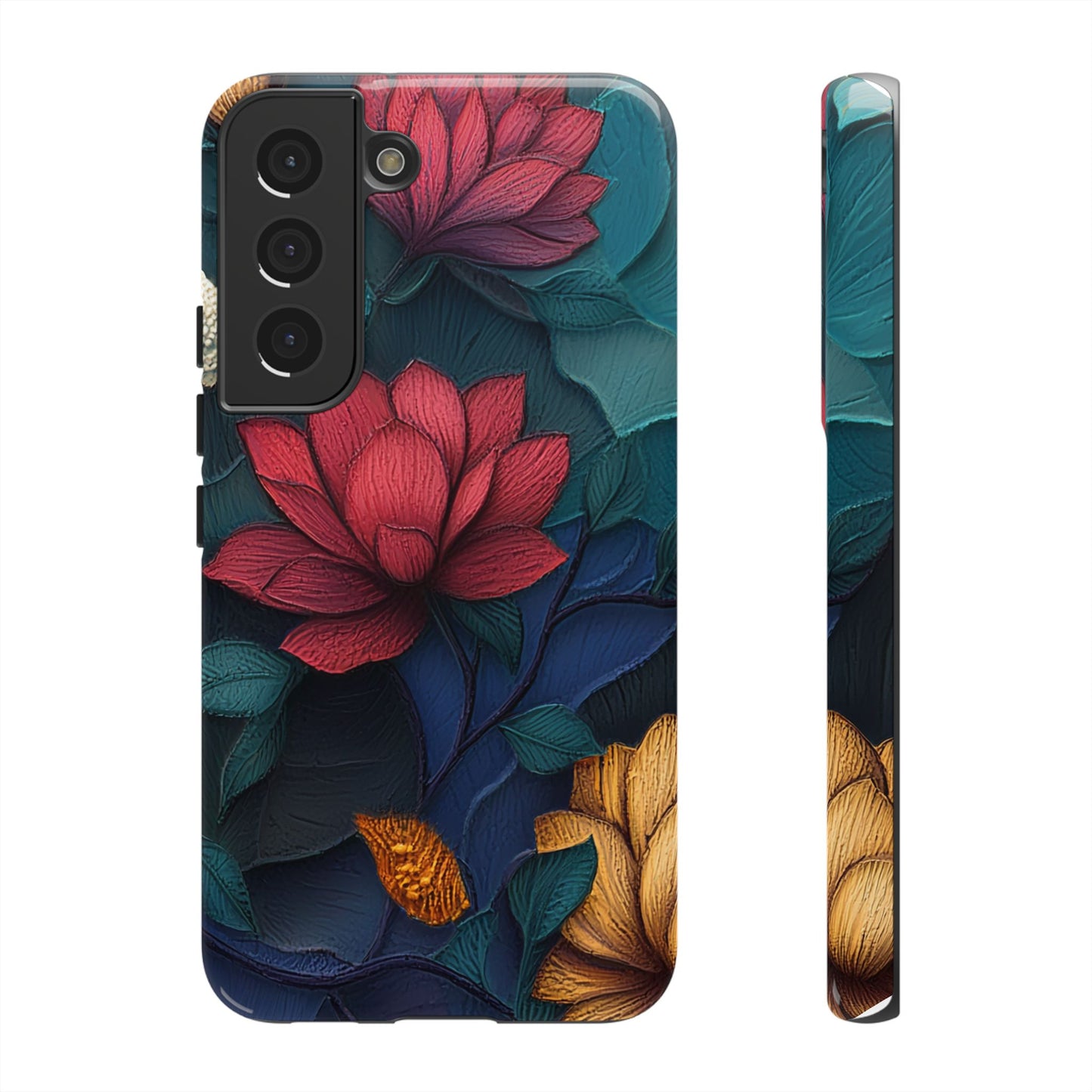 Floral Tough Phone Cases – Stylish & Durable Protection| Nature-Inspired Designs & Gift Ideas - Obitex Online Store