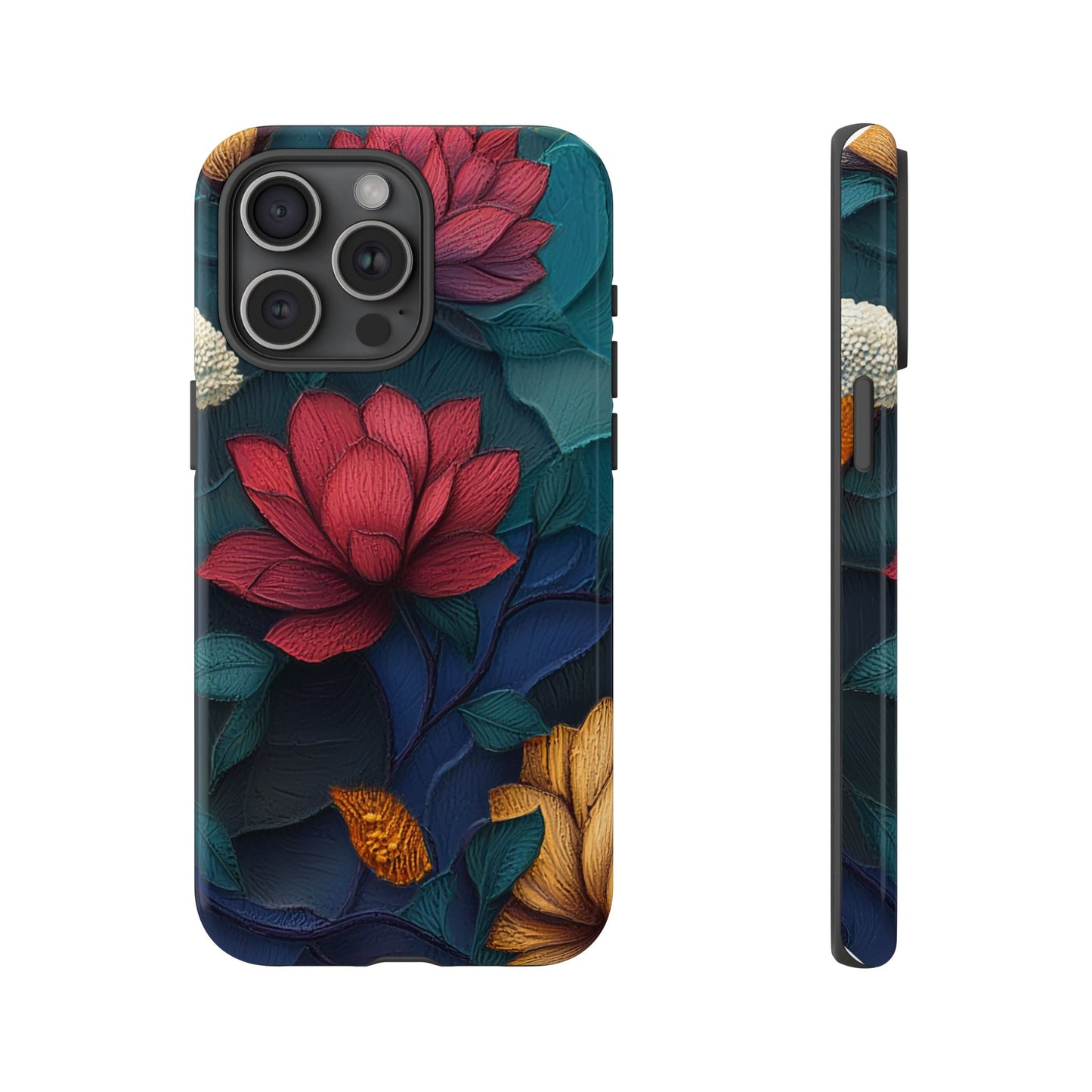 Floral Tough Phone Cases – Stylish & Durable Protection| Nature-Inspired Designs & Gift Ideas - Obitex Online Store