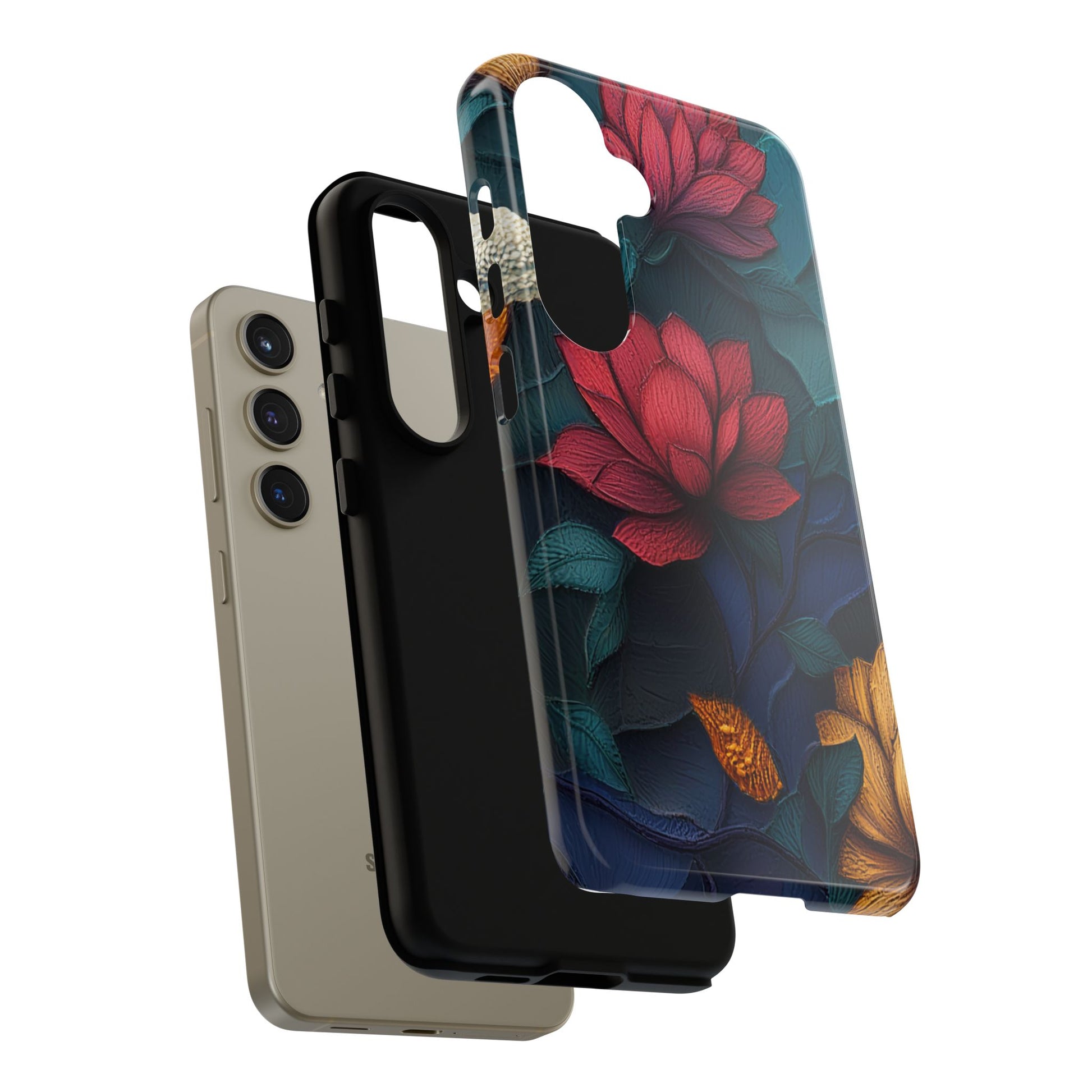 Floral Tough Phone Cases – Stylish & Durable Protection| Nature-Inspired Designs & Gift Ideas - Obitex Online Store
