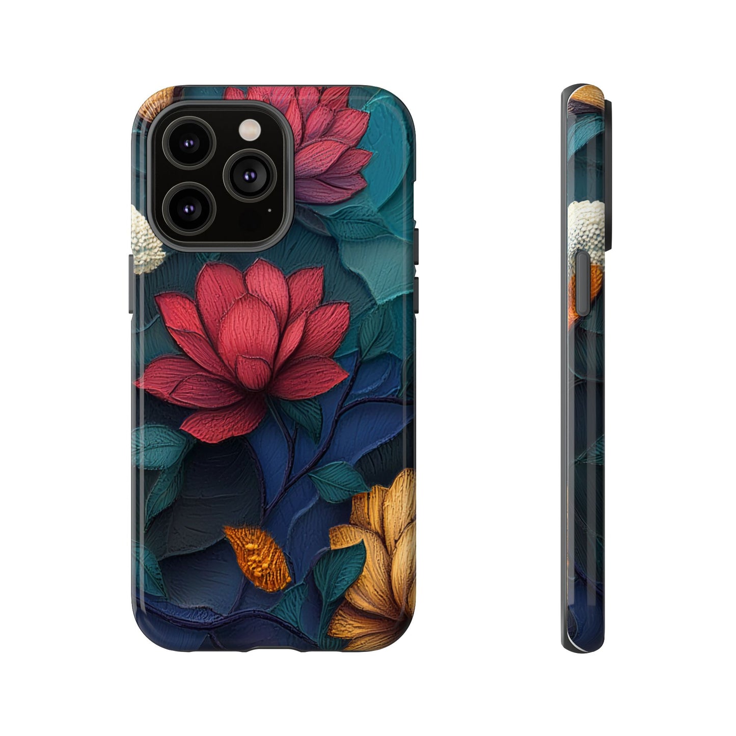 Floral Tough Phone Cases – Stylish & Durable Protection| Nature-Inspired Designs & Gift Ideas - Obitex Online Store