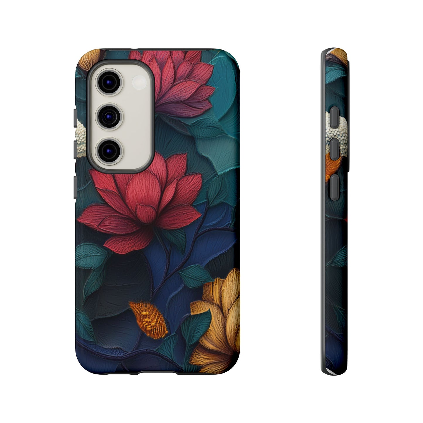 Floral Tough Phone Cases – Stylish & Durable Protection| Nature-Inspired Designs & Gift Ideas - Obitex Online Store