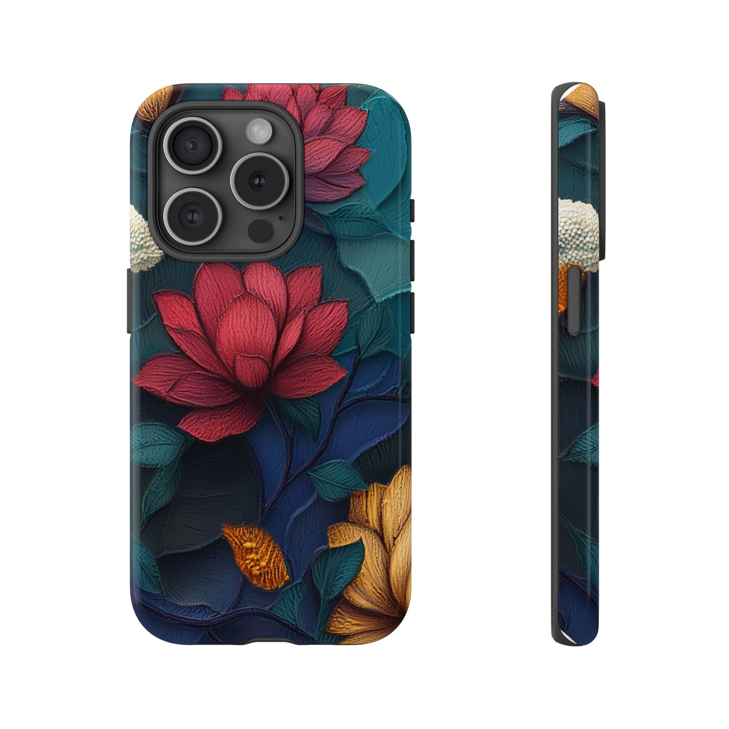 Floral Tough Phone Cases – Stylish & Durable Protection| Nature-Inspired Designs & Gift Ideas - Obitex Online Store