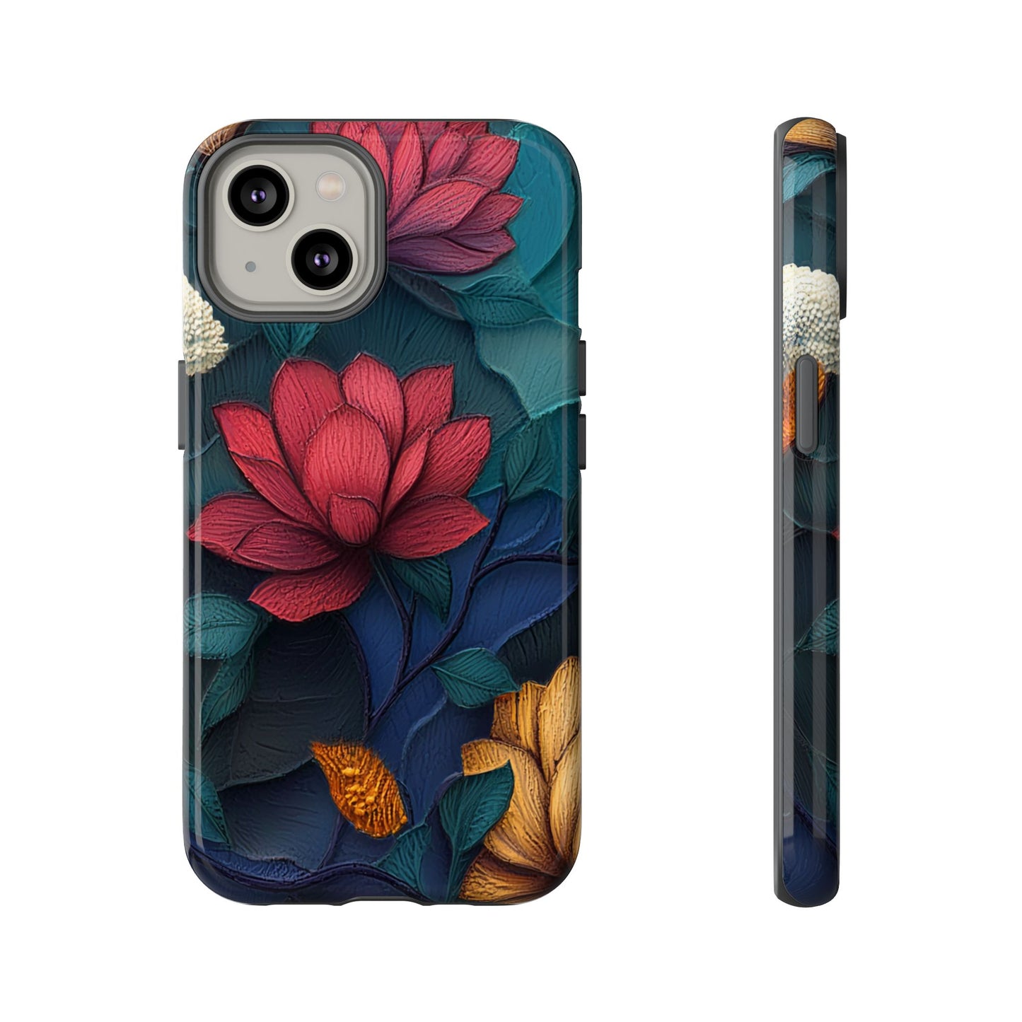 Floral Tough Phone Cases – Stylish & Durable Protection| Nature-Inspired Designs & Gift Ideas - Obitex Online Store