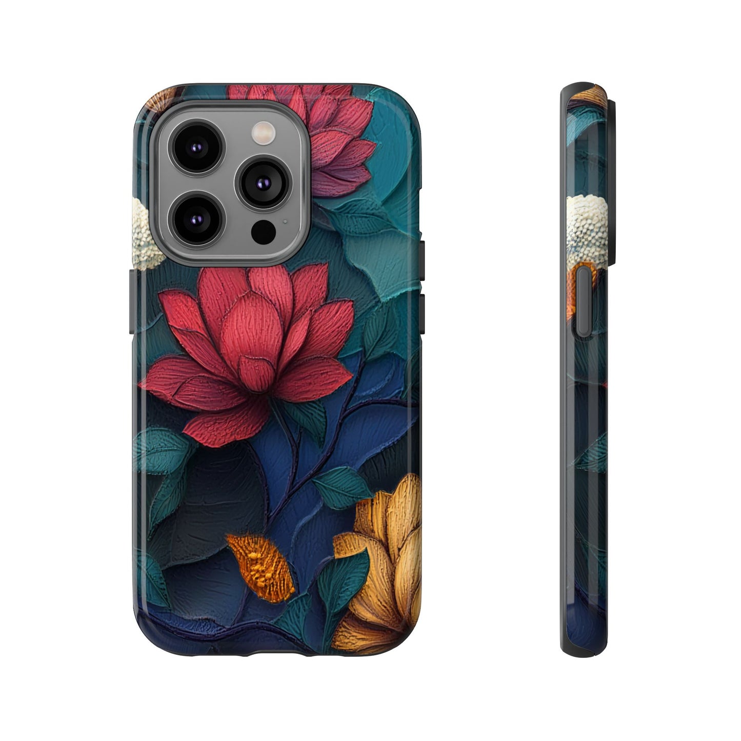 Floral Tough Phone Cases – Stylish & Durable Protection| Nature-Inspired Designs & Gift Ideas - Obitex Online Store