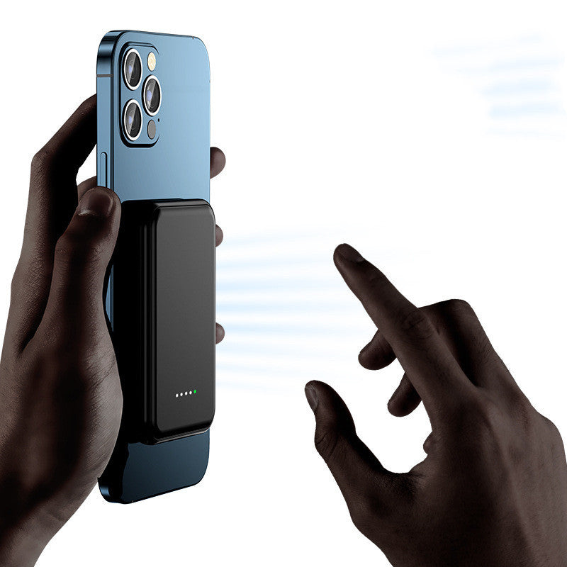 Astounding Mini Fast Charging Magnetic Wireless Power Bank 5000 MAh Portable - Obitex Online Store
